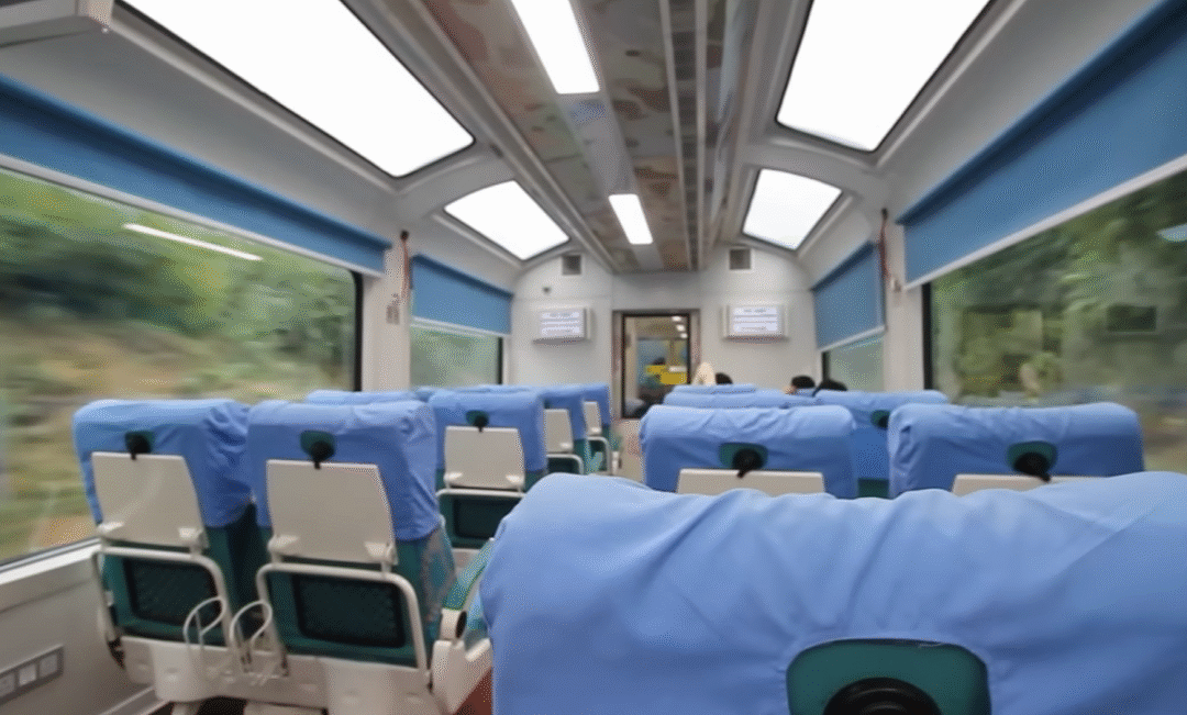 Vizag to Araku valley through Vistadome train